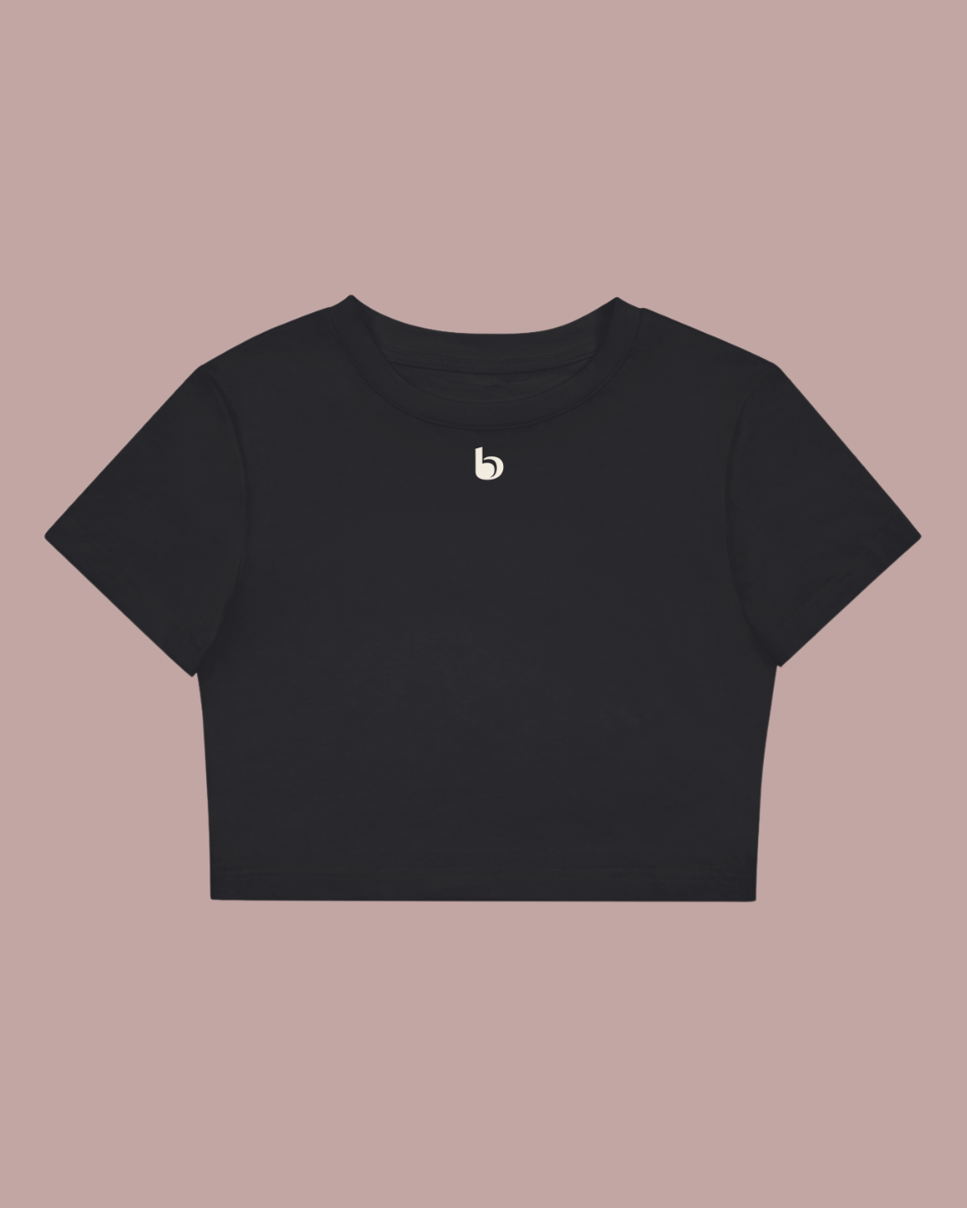 Fitted Crop Cotton T-Shirt