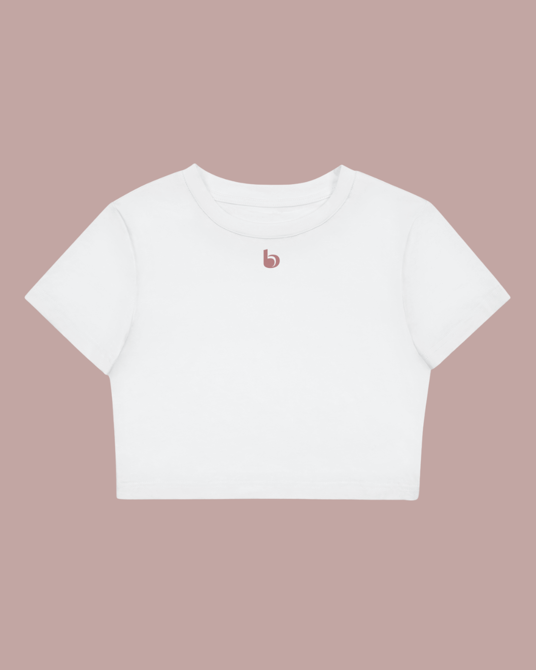 Fitted Crop Cotton T-Shirt