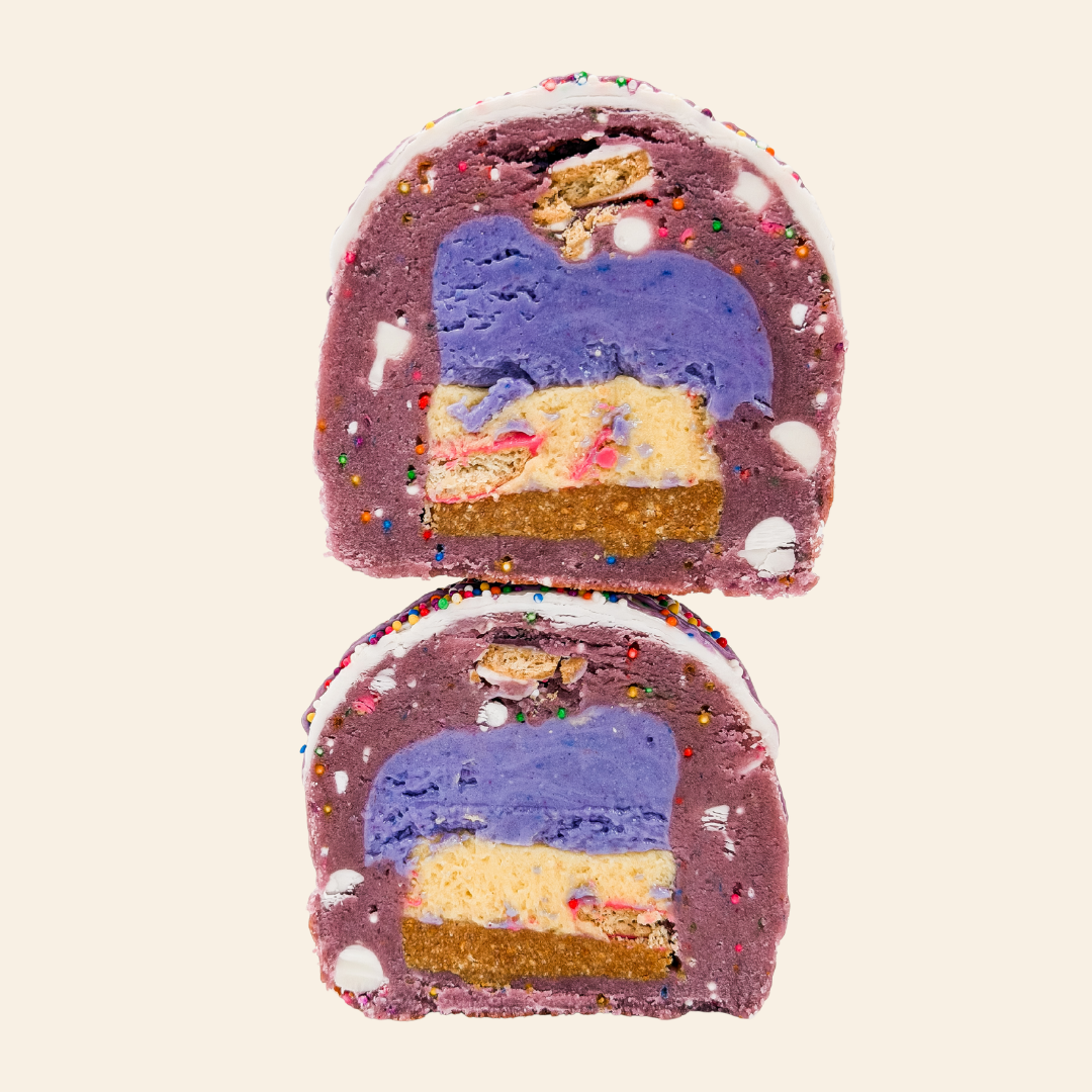 Taro Circus Stuffed Cookie