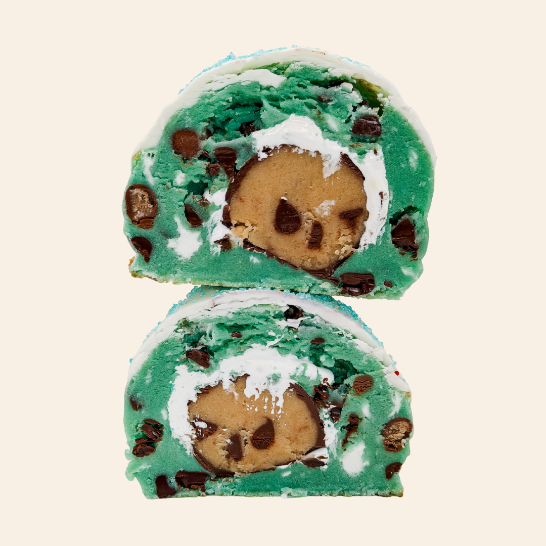 Marshmallow Sky Stuffed Cookie