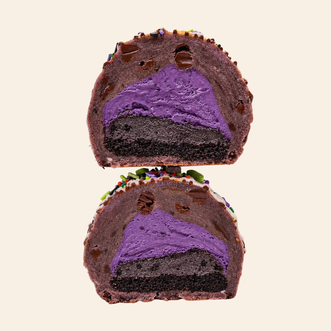 Death by Ube Stuffed Cookie