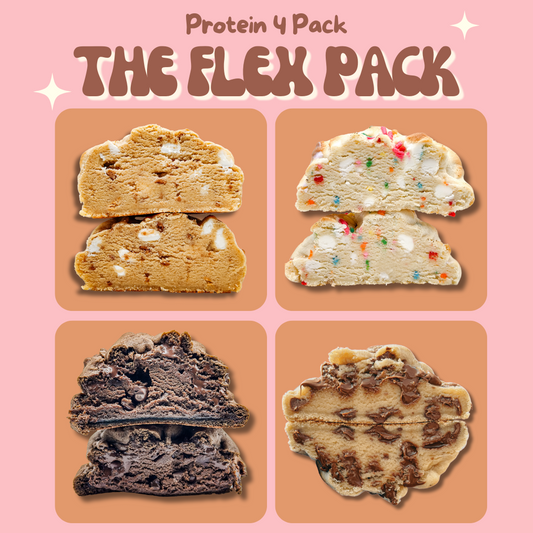 The Flex 4-Pack Protein Cookies