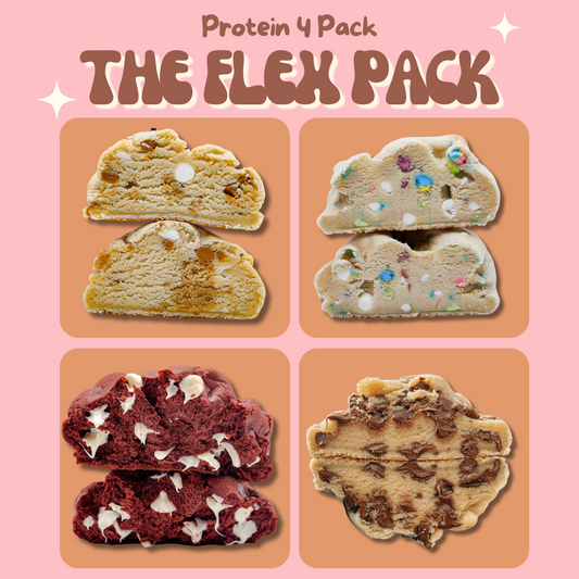 The Flex 4-Pack Protein Cookies