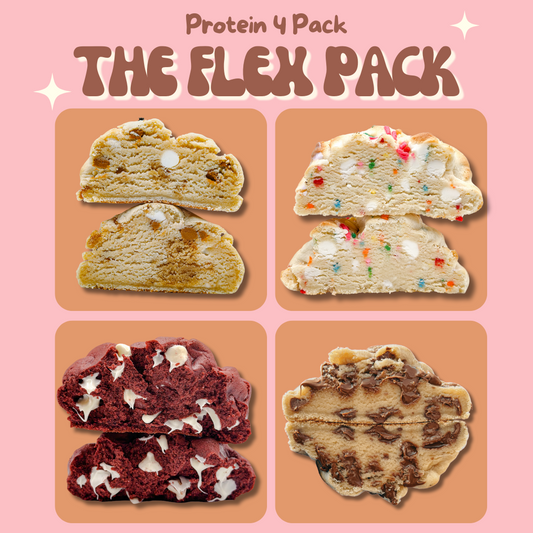 The Flex 4-Pack Protein Cookies