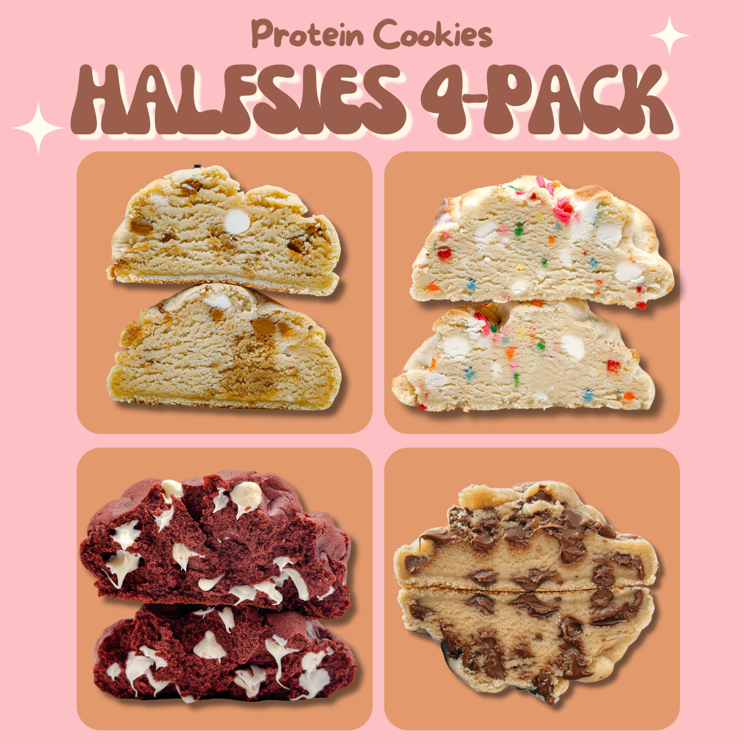 The Halfsies 4-Pack - Protein Cookies