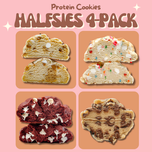 The Halfsies 4-Pack - Protein Cookies