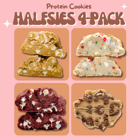 The Halfsies 4-Pack - Protein Cookies