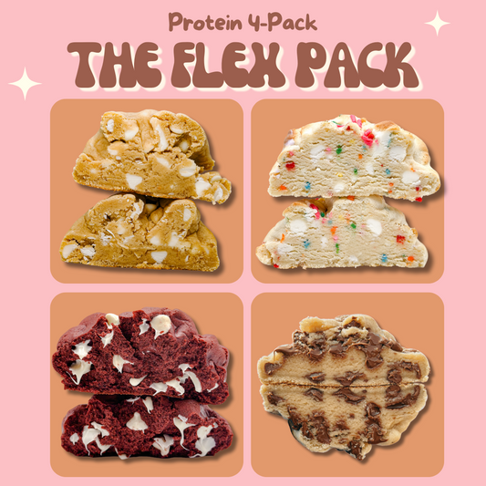 The Flex 4-Pack Protein Cookies