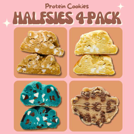 The Halfsies 4-Pack - Protein Cookies