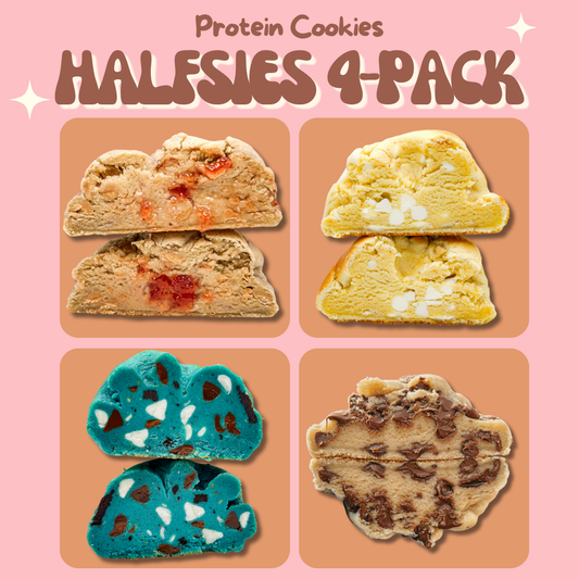 The Halfsies 4-Pack - Protein Cookies