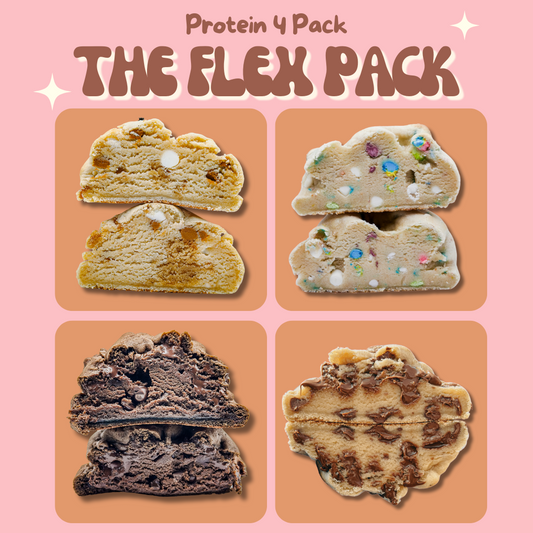 The Flex 4-Pack Protein Cookies