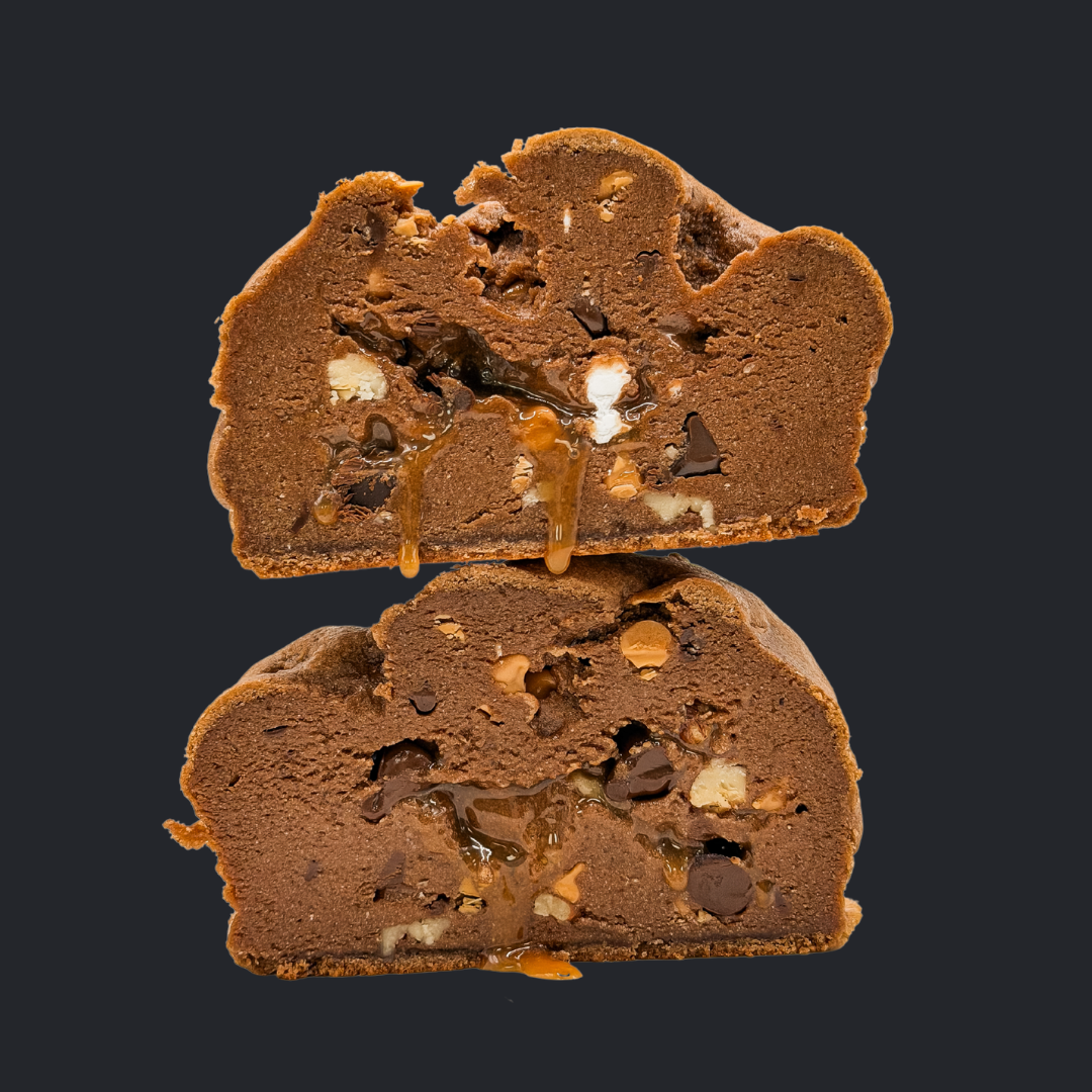 Fudgy Turtle Protein Cookie