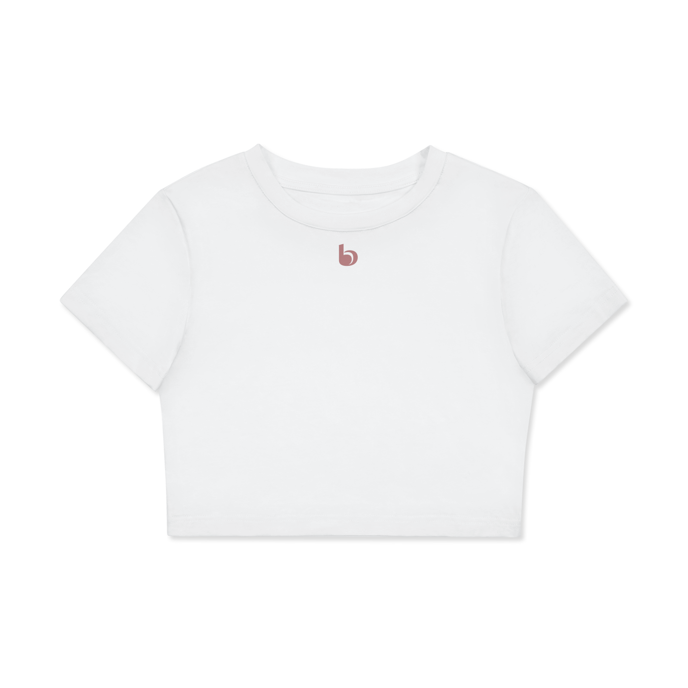 Fitted Crop Cotton T-Shirt