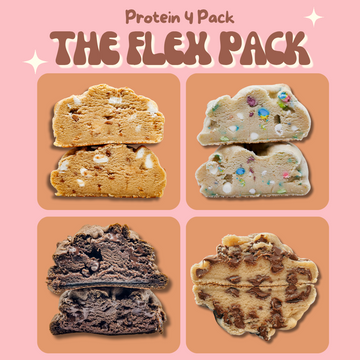 The Flex 4-Pack Protein Cookies